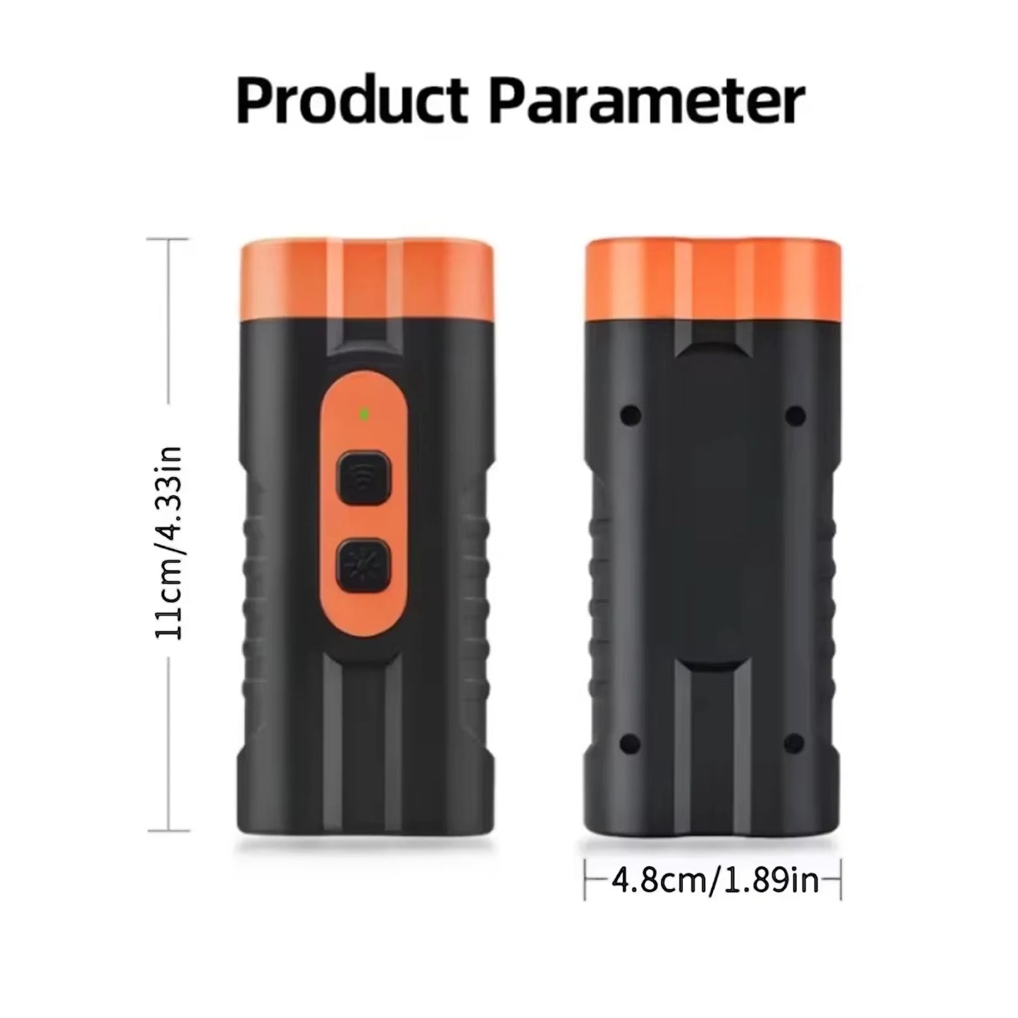2025 Dual Head Ultrasonic Dog Repeller USB Rechargeable Dog Training Device High-Power Anti Bark Device with LED Flashlight Beauty World Shop