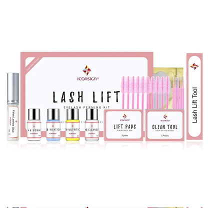 ICONSIGN Upgrade Version Lash Lift Kit Lifting Eyelashes Lasting 6-8 Weeks Calia Perm Eyelash Enhancer Makeup Tools Beauty World Shop