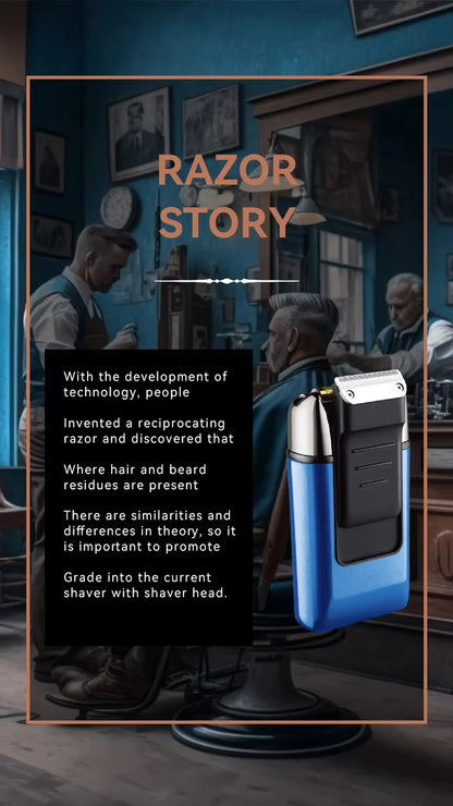 Kemei KM-1112 USB Charging IPX5 Waterproof Shaver 2 in1 Men's Rechargeable Electric Beard Razor Floating Forward Shaving Machine