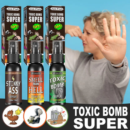 30ml Fart Gag Spray Prank Joke Plastic Spray Can Stink for Adults Kids Terrible Stinky Fart Spray Non Toxic Halloween Funny Toys Beauty World Shop