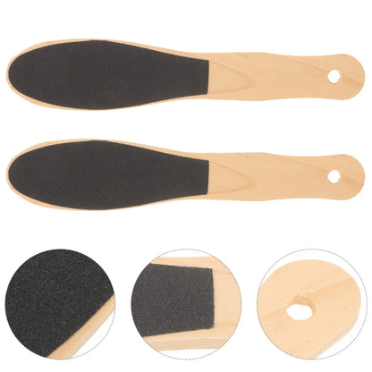 Professional Foot File Double Sided Deadskin Callus Remover for Feet Wooden File to Smooth Hard Coarse Tough Skin Foot Care Tool Beauty World Shop