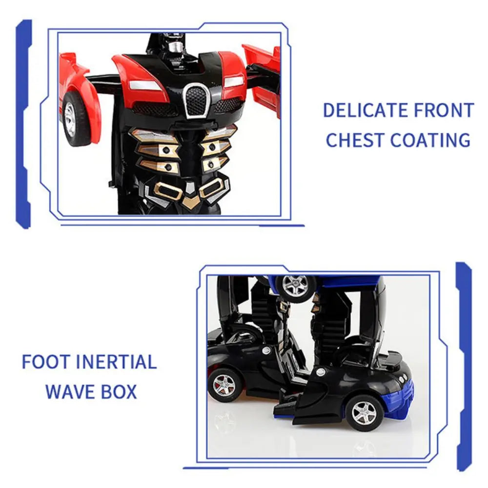 Amazing Transforming Sports Car Deformation Toy, Inertial Sliding Racing Bike, Automatic Transform, Incredible Boys Gift Idea! Beauty Fashion