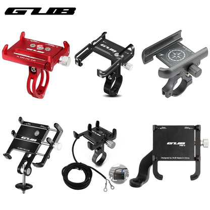 GUB Aluminum Bicycle Phone Holder Metal Bike Cell Mobile iPhone Stand for Motorcycle Scooter Handlebar Bike Headsets Stem Mount Beauty World Shop