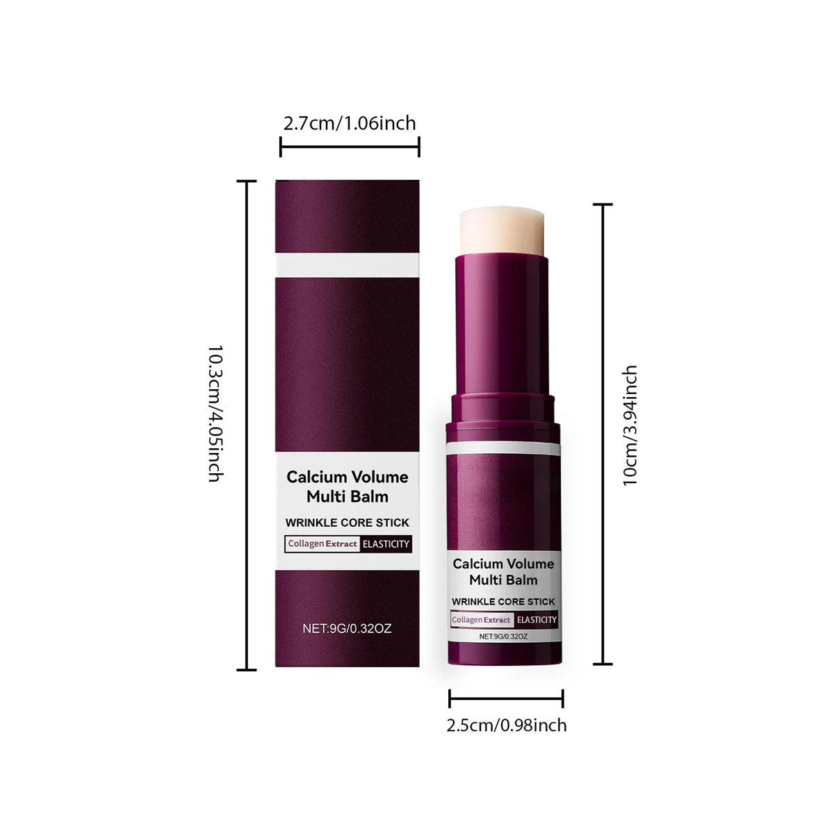 Korean Calcium Volume Multi Balm Stick Collagen Facial Moisturizing Stick Lip Balm Anti-wrinkle Cream Firming Soften Skin Care Beauty World Shop