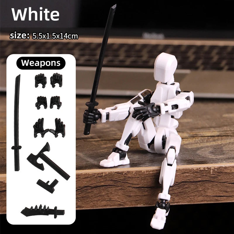 Multi-Jointed Movable Shapeshift Robot 3D Printed Mannequin Dummy 13 Action Figures Toys Kids Adults Parent-children Games gifts Beauty World Shop