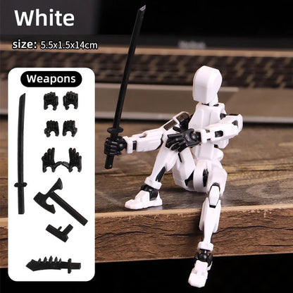 Multi-Jointed Movable Shapeshift Robot 3D Printed Mannequin Dummy 13 Action Figures Toys Kids Adults Parent-children Games gifts Beauty World Shop