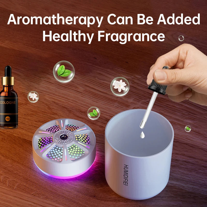 180ML mini air humidifier aromatherapy diffuser essential oil aromatherapy spray household bedroom car mounted mute humidifier Beauty World Shop