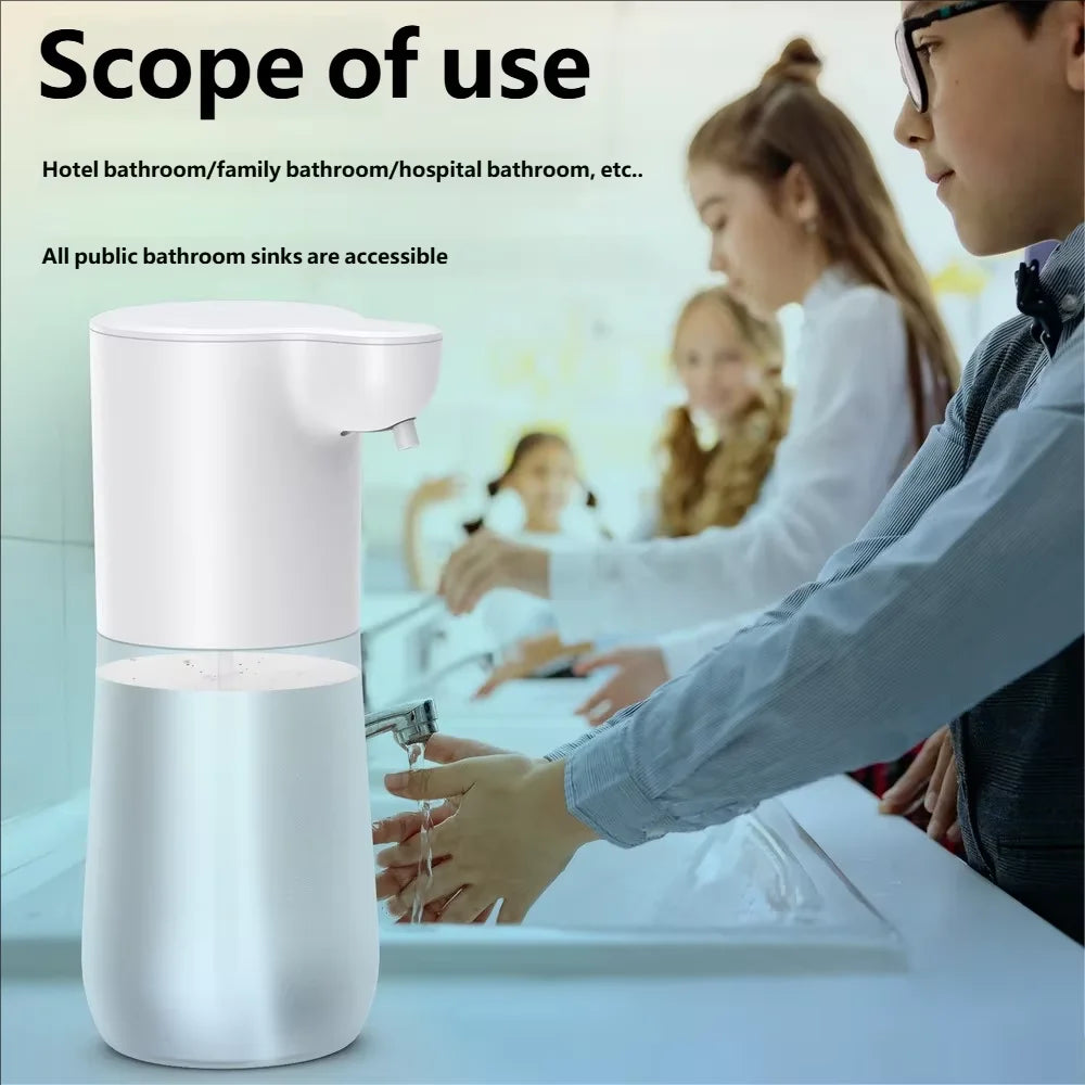 HOMEFISH Smart Sensor Automatic Soap Dispenser 350ml USB Charging Contactless Soap Foam Dispenser Hand Sanitizer Machine Beauty World Shop