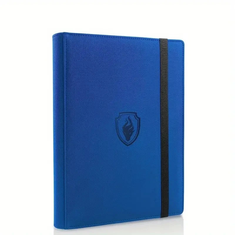 9 Pocket Card Binder, 360 Trading Card Holder Book, Premium PU Cover Zip Binder For Cards, Durable Side Loading Card Fold Beauty World Shop