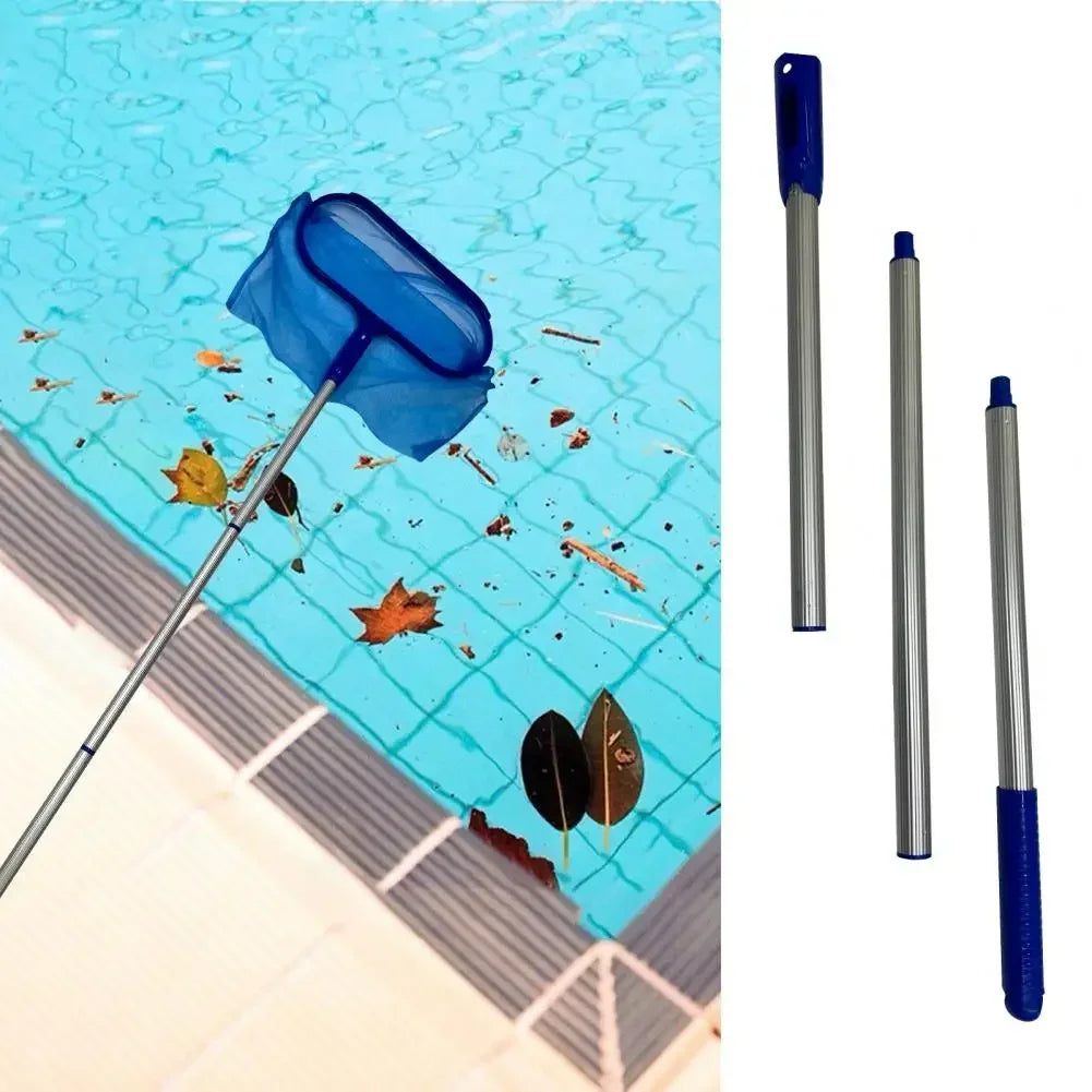 Telescopic Pool Cleaner Handle Rod Swimming Pool Cleaning Fishing Net Supplies Handheld Clean  Telescoping Pole Cleaning Tool Ad Beauty World Shop