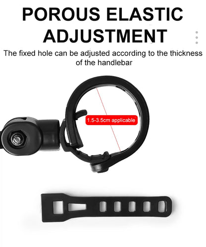 2PCS Bicycle Rearview Mirror 360 Degree Adjustable Rotatable Universal Cycling Handlebar Rear View Mirrors for MTB Road Bike Beauty World Shop