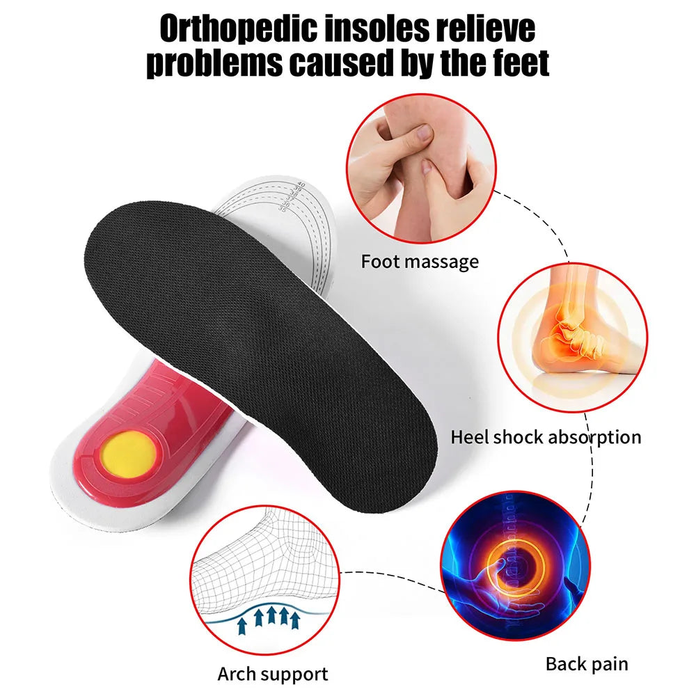 Orthotic Insole Arch Support Flatfoot Orthopedic Insoles For Feet Ease Pressure Of Air Movement Damping Cushion Padding Insole Beauty World Shop