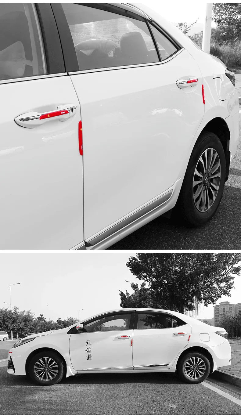 6Pcs Car Door Edge Guards for Audi BMW Mercedes Auto Buffer Trim Molding Scratch Protector Crash Bar Beauty World Shop