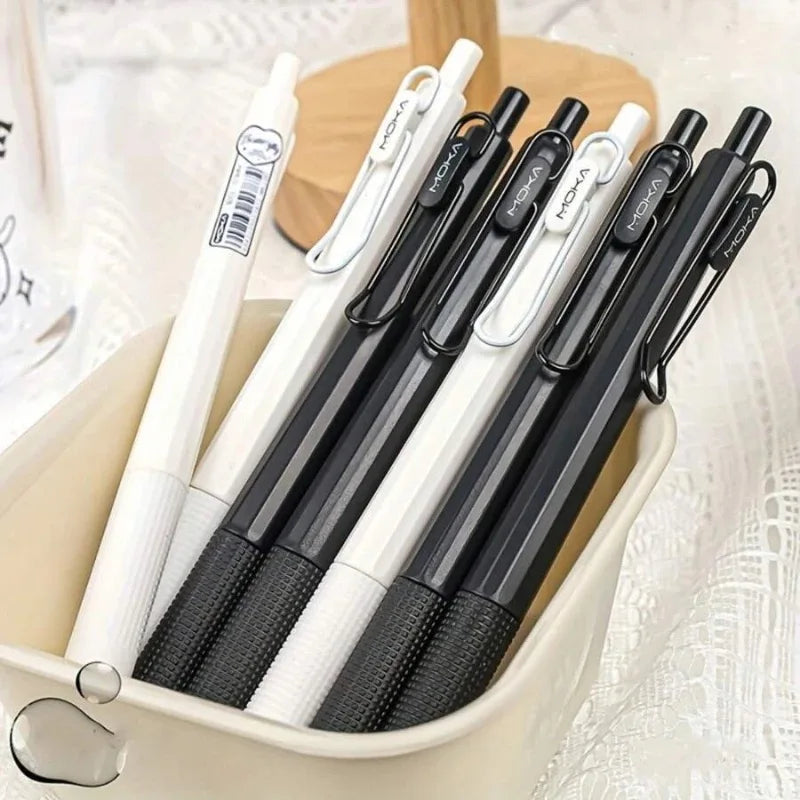 Creative Press Neutral Pen Signature Pen Black Pen Student Supplies Quick Drying Pen Stationery Beauty World Shop