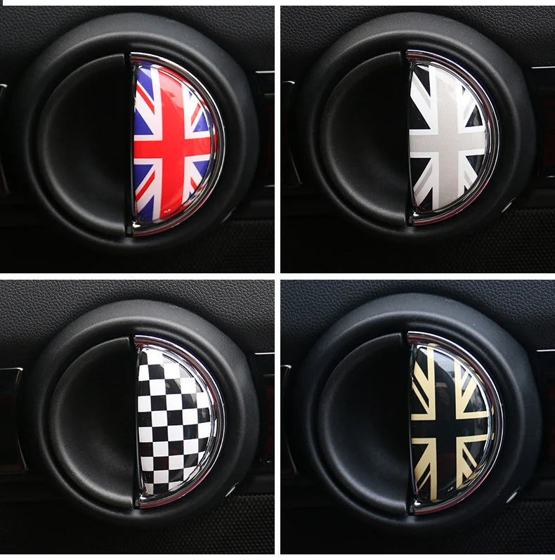 2PCS Car Door Wrist Handles Anti Scratches 3D Stereo Protective Sticker For BMW MINI ONE Cooper S CLUBMAN R55 R56 R60 R61 Decals Beauty World Shop