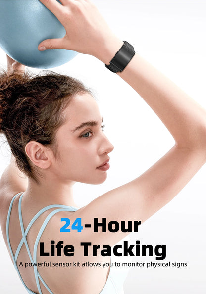 LIGE NO Screen Smart Wristbands With Heart Rate Sleep AI Health Monitor Report Smart Bracelet Incoming Call Notification Watches Beauty World Shop