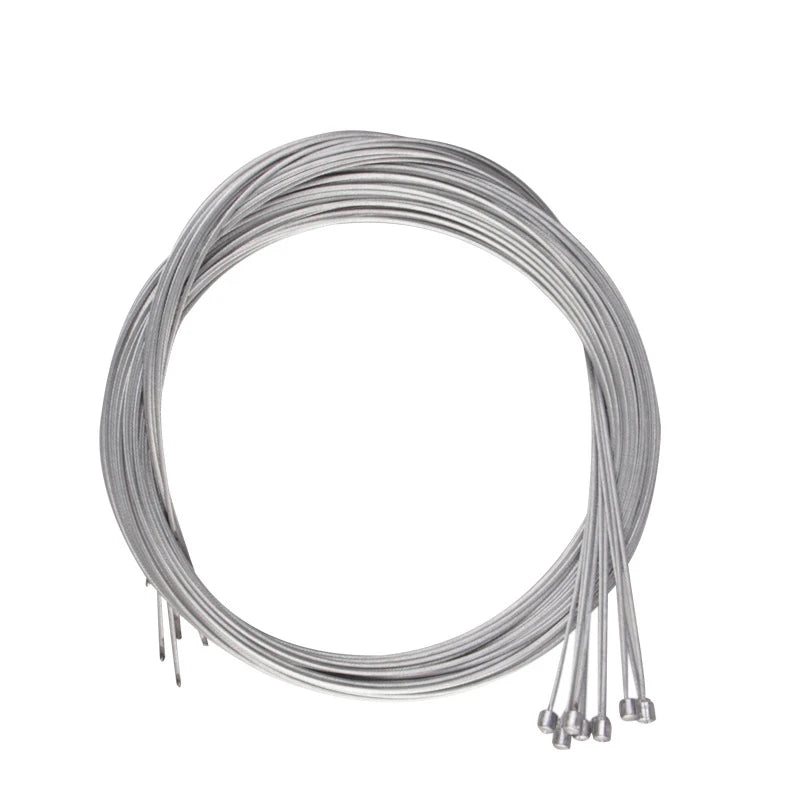 10/5/3/1PC 2M MTB Bicycle Brake Line Bicycle Speed Line Fixed Gear Shifter Gear Brake Cable Set Core Inner Wire MTB Road Bike Beauty World Shop