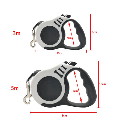 3m 5m Dog Leash Lead For Small Medium Dogs Cats Automatic Retractable Strong Nylon Puppy Traction Rope Chihuahua Pet Supplies Beauty World Shop