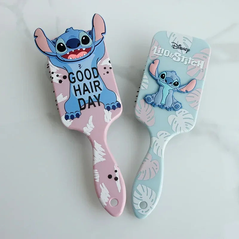 Kawaii Animation Lilo & Stitch Comb Series Cartoon Stitch Peripheral Air Cushion Massage Comb Children Girl Student Comb Beauty World Shop