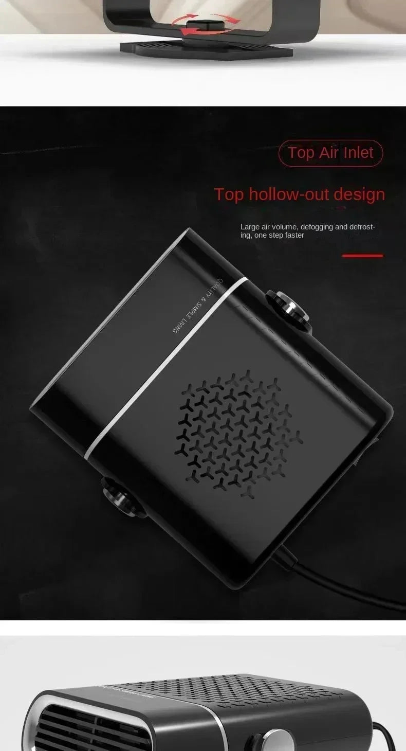 Car Heater Portable Car 24v Heater Windshield Automatic Defogging Defrost Fast Heater 12v Household Electric Heater 2026 New