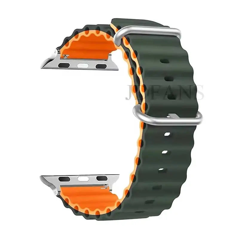 Strap For Apple watch ultra band 49mm 44mm 45mm 41mm 40mm 38mm 44 45 mm 1:1 Original Ocean belt iWatch series 9 10 8 7 se bands Beauty World Shop