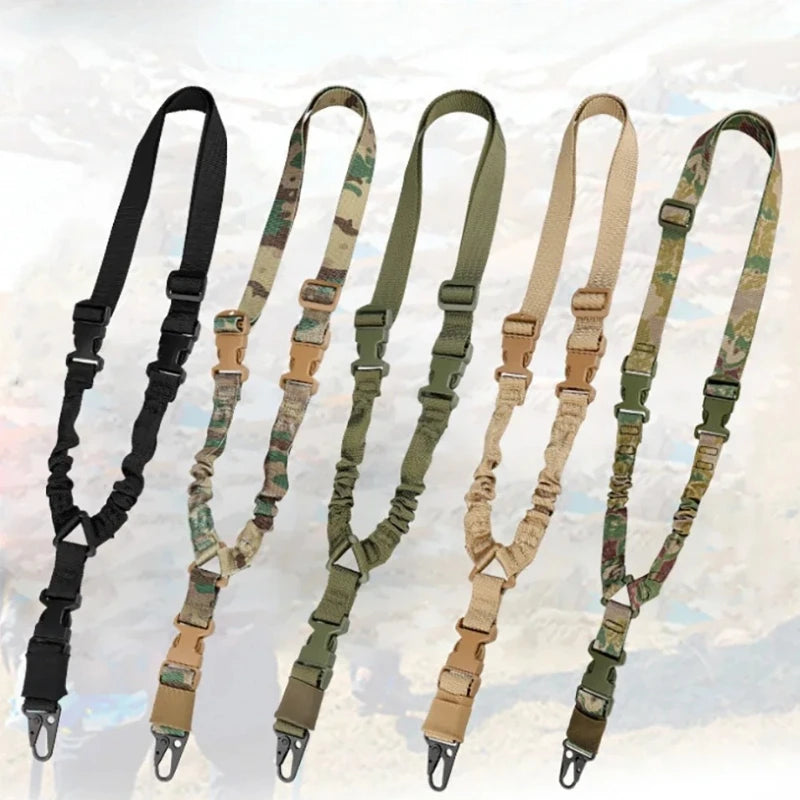 2025 Outdoor Tactical Harness Single-Point CS Gun Rope Diagonal Safety Rope Unisex Camouflage Tactical Belt for Hunting Sports Beauty World Shop