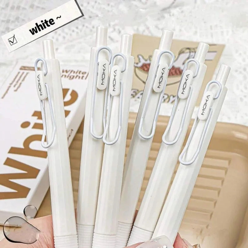 Creative Press Neutral Pen Signature Pen Black Pen Student Supplies Quick Drying Pen Stationery Beauty World Shop