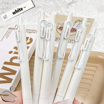 Creative Press Neutral Pen Signature Pen Black Pen Student Supplies Quick Drying Pen Stationery Beauty World Shop