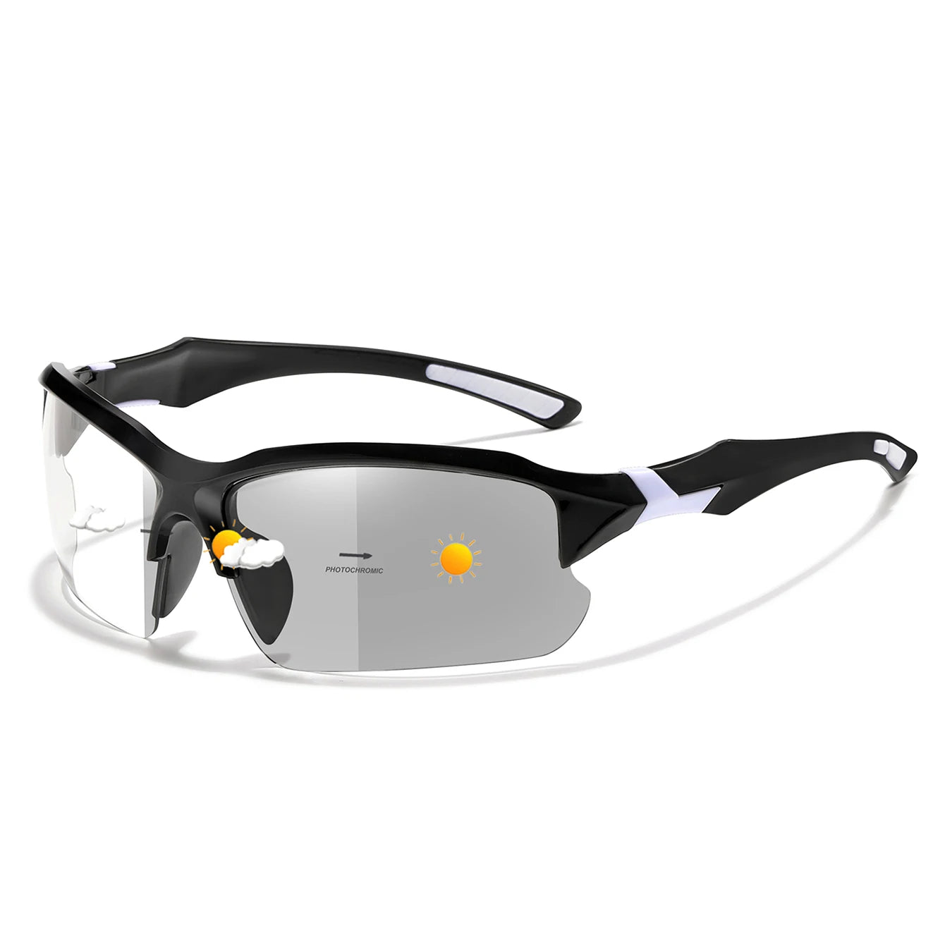 Photochromic Cycling Sunglasses Men Outdoor Sports Tactical Camouflage Goggles Vintage Driving Riding Fishing Windproof Beauty World Shop