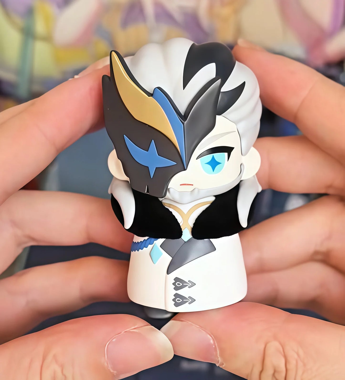 Mihoyo Genshin Impact Fatui Harbinger Q Version Series Blind Box Desktop Mini Doll Model Toys Trend Decoration Surprise Gifts Beauty World Shop