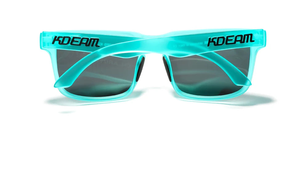 KDEAM Men's Polarized Sunglasses Square Casual Outdoors Sun Glasses Women Unisex Sunglass For Couple With Zipper Case Beauty World Shop