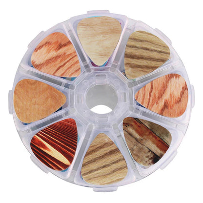 0.46/0.71/1.0mm 50pcs guitar paddle Acoustic guitar Picks ukulele Musical instrument accessories cartoon style pick with box Beauty World Shop