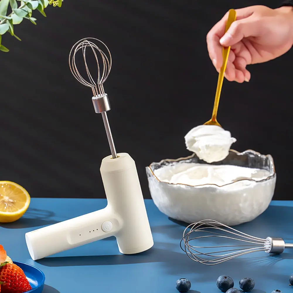 1 PCS Wireless Electric Food Mixer Portable 3 Speeds Egg Beater Baking Dough Cake Cream Mixer Kitchen Tools Beauty World Shop