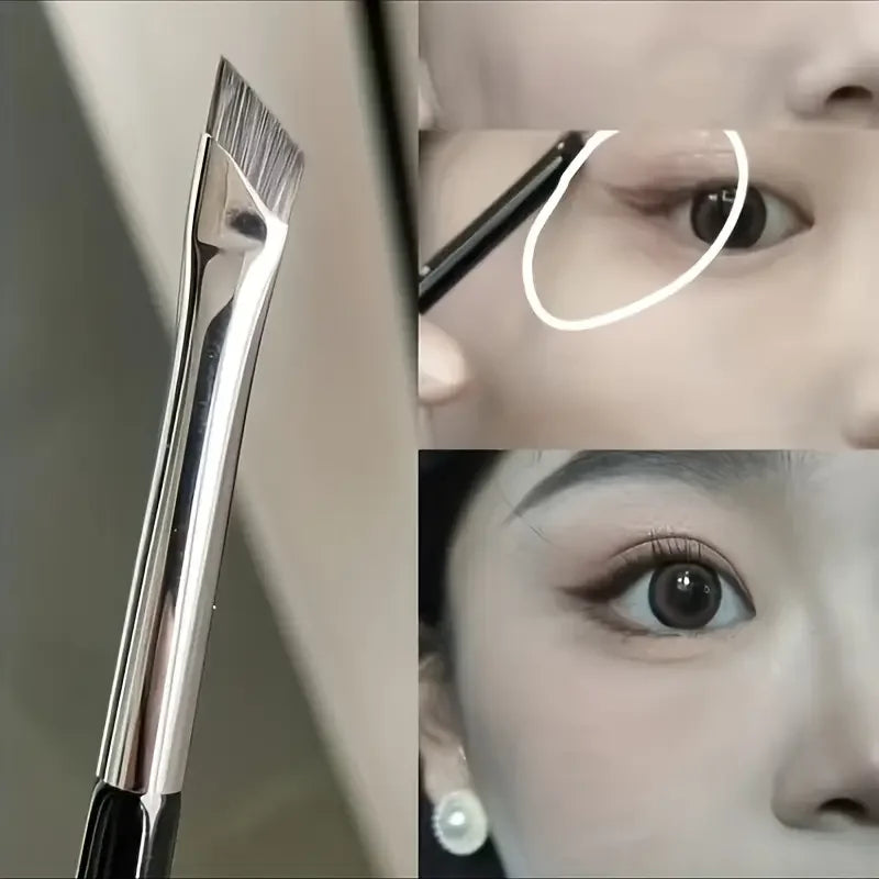 Eye Shadow Brush Ultra Thin Sickle Diagonal Makeup Brush Horizontal Silkworm Brush Eyebrow Brush Beauty World Shop