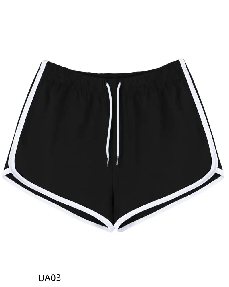 Summer Women's Casual Solid Cotton shorts Yoga Gym Workout Fitness Pants Loose Student Comprehensive Training Short Beauty World Shop