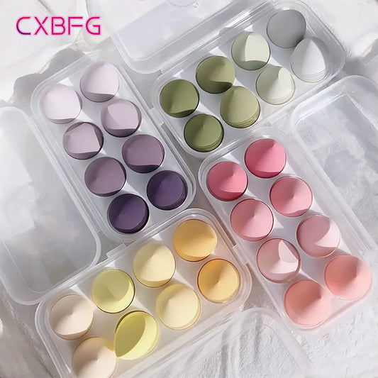 4/8pcs Makeup Sponge Blender Beauty Egg Cosmetic Puff Soft Foundation Sponges Powder Puff Women Make Up Accessories Beauty Tools Beauty World Shop