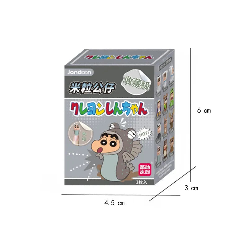 Crayon Shin-Chan Anime Figures Creative Peripheral Dinosaur Diary Baby Rice Grains Doll Model Blind Boxs Toys Children's Gifts Beauty World Shop