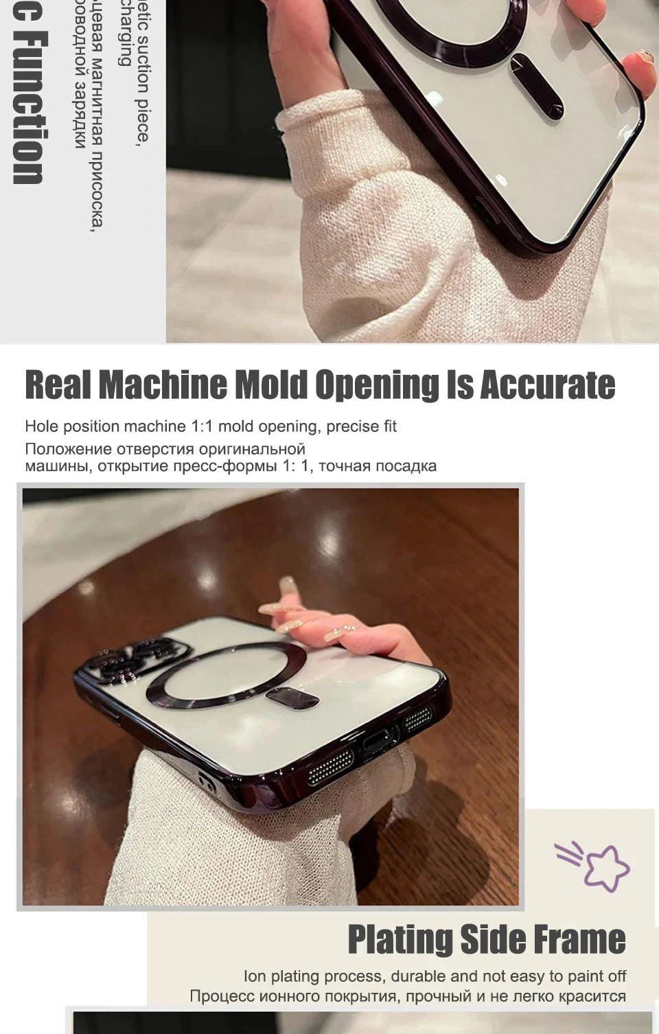 Plating Soft TPU Full Lens Protect Case for iPhone 13 14 12 11 15 Pro Max Plus Magsafe Magnetic Phone Case Wireless Charge Cover Beauty World Shop