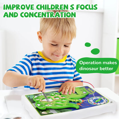 Dinosaur Operation Board Game for Kids Ages 3-8 with Tweezers and Fun Game Pieces, for 1 or More Players Beauty World Shop