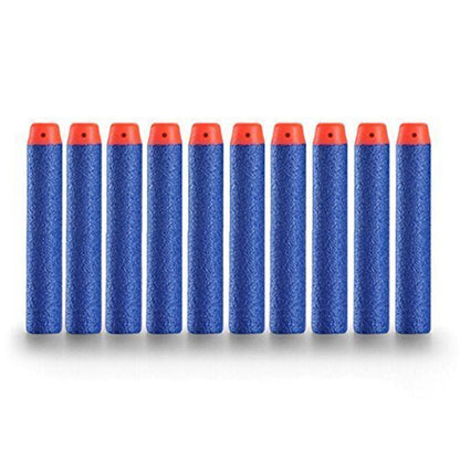 Blue Soft Hollow Hole Head Bullets 7.2cm For Nerf Refill Darts Toy Gun Bullets For Nerf Series Blasters Xmas Kid Children Gift Beauty Fashion