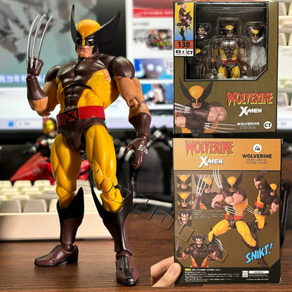 New Ct Toys Wolverine Deadpool Anime Figure Mafex 138 Deadpool 3 Movie Action Figure Figurine Model Statue Collection Toys Gifts Beauty World Shop