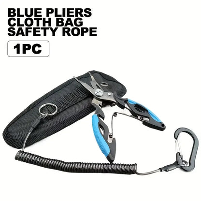 New Multifunctional Fishing Pliers Accessories 420 Stainless Steel Body Scissors Line Cutter Hooks Remover Outdoor Fishing Tools Beauty World Shop