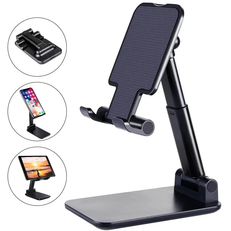 Desk Mobile Phone Holder Stand For IPhone IPad Xiaomi Adjustable Desktop Tablet Holder Universal Table Cell Phone Stand Beauty World Shop