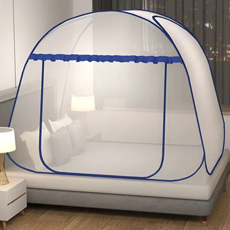 Simple Yurt Mosquito Net Portable Camping Tent Single Double Bed Canopy For Adult Foldable Bunk Mesh Net Breathable Mosquito Net Beauty World Shop