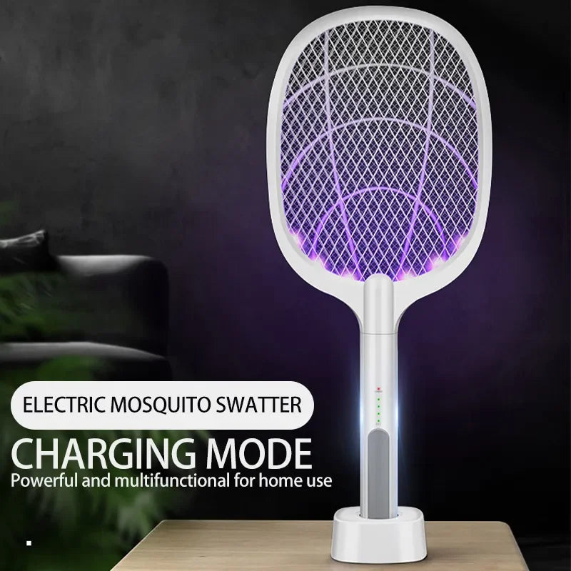 Mosquito Killer Lamp USB Rechargeable Electric Foldable Mosquito Killer Racket Fly Swatter Repellent Lamp Zapper Insects Racket Beauty World Shop
