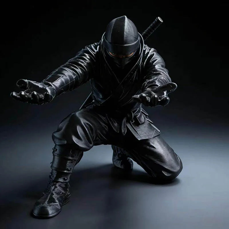 Desktop Art 3D Printed Ninja Pen Holder Unique Figurine Stationery Organizer Pencil Figurines Desk Decor Craft For Pen Storage Beauty World Shop