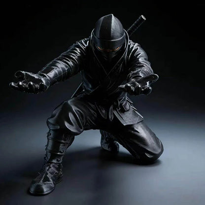 Desktop Art 3D Printed Ninja Pen Holder Unique Figurine Stationery Organizer Pencil Figurines Desk Decor Craft For Pen Storage Beauty World Shop