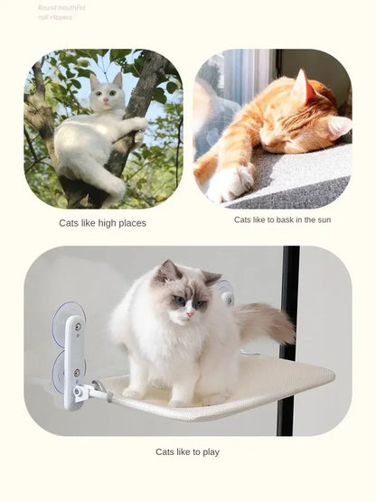 Cat Hammock Super Suction Cup Swing Winter Sun Can Be Removed And Washed Mattress Windowsill Glass Hanging Bed Pet Supplies