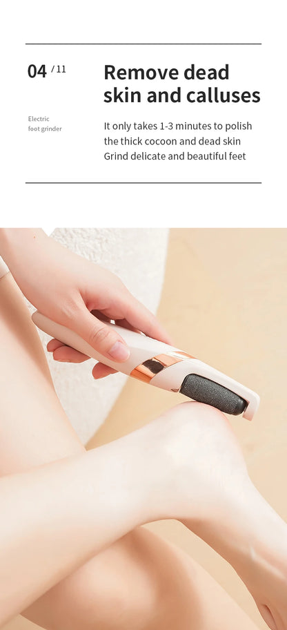 HOMEFISH Electric Foot Grinder Automatic Foot Callus Rubbing Pedicure Dead Skin Callus Remover for  Foot Beauty Machine Beauty World Shop