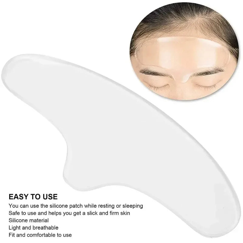 Anti Wrinkle Forehead Patch Silicone Reusable Silicone Patch Soft Comfortable Easy Facial Eye Anti-aging Face Skin Care Tool Beauty Trend Shop